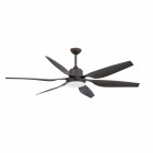 Ventilateur de plafond avec lumière marron tilos 2 ampoules