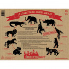 Ombre murale silhouette articulée ours ours