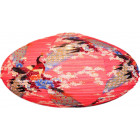 Suspension ovale 80cm bird red