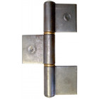 paumelle de grilles roulee a 3 lames degondables CLEMENSON INDUSTRIE G.3L.BL.LAC.250