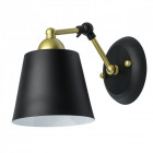 Applique murale dorée megapolis 1 ampoule 30 cm