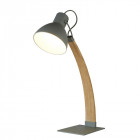Lampe nanna, bois clair, avec abat-jour