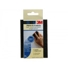 3m - 954252 - eponge abrasive 2 en 1 pour plâtre et enduits fin et moyen