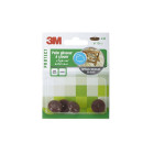 3m - lot de 24 patin glisseur anti-bruit à clouer ø 19 mm spécial extérieur