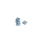 4 patins glisseurs lisses adhésifs - 50 x 50 mm