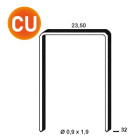 Agrafes JK590-32 mm cuivrées - Carton de 10 000 pièces - 400521