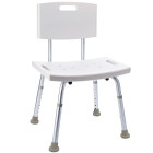 Chaise de salle de bain blanc 150 kg a00602101