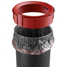 Hailo poubelle à pédale pure taille s 3 l noir 0504-060