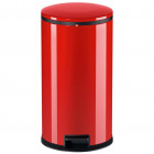 Hailo poubelle à pédale pure taille l 25 rouge 0530-040