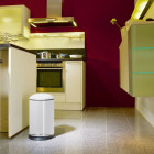 Hailo poubelle à pédale topdesign taille m 13 l blanc 0514-340