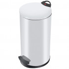 Hailo poubelle à pédale t2 taille l 19 blanc 0520-429