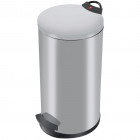 Hailo poubelle à pédale t2 taille l 19 argenté 0520-119