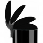 Hailo poubelle à pédale topdesign taille m 13 l noir 0516-510