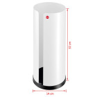 Hailo porte-rouleau de papier toilette bathline blanc 0833-830