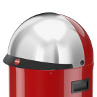 Hailo poubelle à pédale kickvisier taille xl 36 l rouge 0850-589