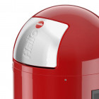 Hailo poubelle à pédale kickmaxx taille xl 36 l rouge 0850-579
