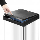 Hailo poubelle big-box touch taille xxl 71 l acier inoxydable 0880-201