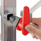 Hailo échafaudage 1-2-3 300 180 cm aluminium 9459-301