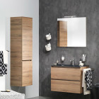 Tiger jeu de meuble de salle de bain loft 80 cm chêne blanc 1644423200