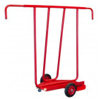 Diable porte-panneaux poignées extensibles roues CC 400 kg - 800008414