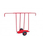 Chariot porte panneaux poignées extensibles roues PN Ø 260 mm 400 kg - 800009777