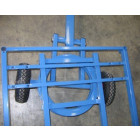 Chariot avant train pivotant 1600 x 800 mm roues caoutchouc 1000 kg - 800007131