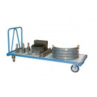 Chariot industriel pour charges lourdes 2000 x 800 mm 1200 kg - 800007198