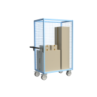 Servante grillagée 3 côtés plateau bois 1000 x 600 mm 500 kg - 880725222