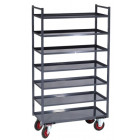 Servante multi-niveaux à 7 plateaux tôle 935 x 435 mm 400 kg - 880000564