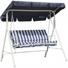 Balancelle pour jardin en acier exklusive