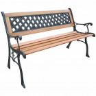 Banc de jardin 126 cm bois