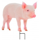 Animal de la ferme décoratif sur pic cochon