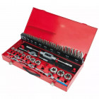 Coffret de tarauds et filières ks tools - 54 pcs - 331.0654