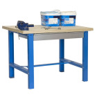 Établi 865x1800x750mm bleu bt6 plywood box 1800 simon rack