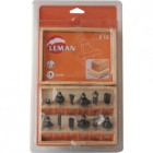 Coffret 12 fraises carbure  queue 6 mm pour défonceuse