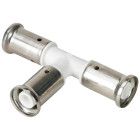 Té égal pvdf blanc multicouche à sertir th ou be ø16x2.0
