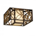 Plafonnier remy, bronze et or