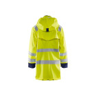 Manteau de pluie haute-visibilité niveau 2 Jaune-Fluo/Marine 43062003 - Taille au choix