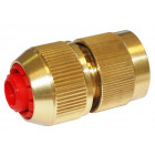 Raccord automatique 3 billes aquastop en laiton