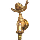 Robinet animal en laiton escargot