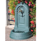 Fontaine murale de jardin empire vert antique
