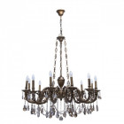 Chandelier laiton classic 12 ampoules 240 cm
