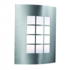 Applique 27 cm outdoor lights, en acier inoxydable et polycarbonate
