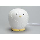 Lampe en porcelaine pingouin