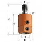 ADAPTATEURS DE PERCAGE S=M8/9 D=8 DR 358.080.01