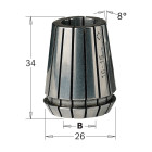 Pince elastique er25 d=13 184.130.25