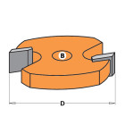 Fraise disque hw  z2  d=28,7  f=8 822.011.11