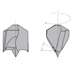 Meche a percer hm gche d=15x57.5 s=10x27 310.150.12