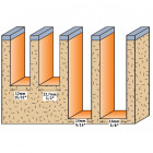 FRAISE A PLAQUETTES Z1 S=8 D=12X28.3 DR 652.120.11