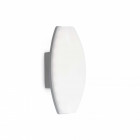 Aplique murale de jardin blanche baco